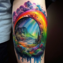 AI Tattoo Design - Contemporary